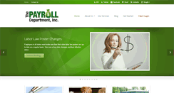 Desktop Screenshot of payrolldepartment.biz